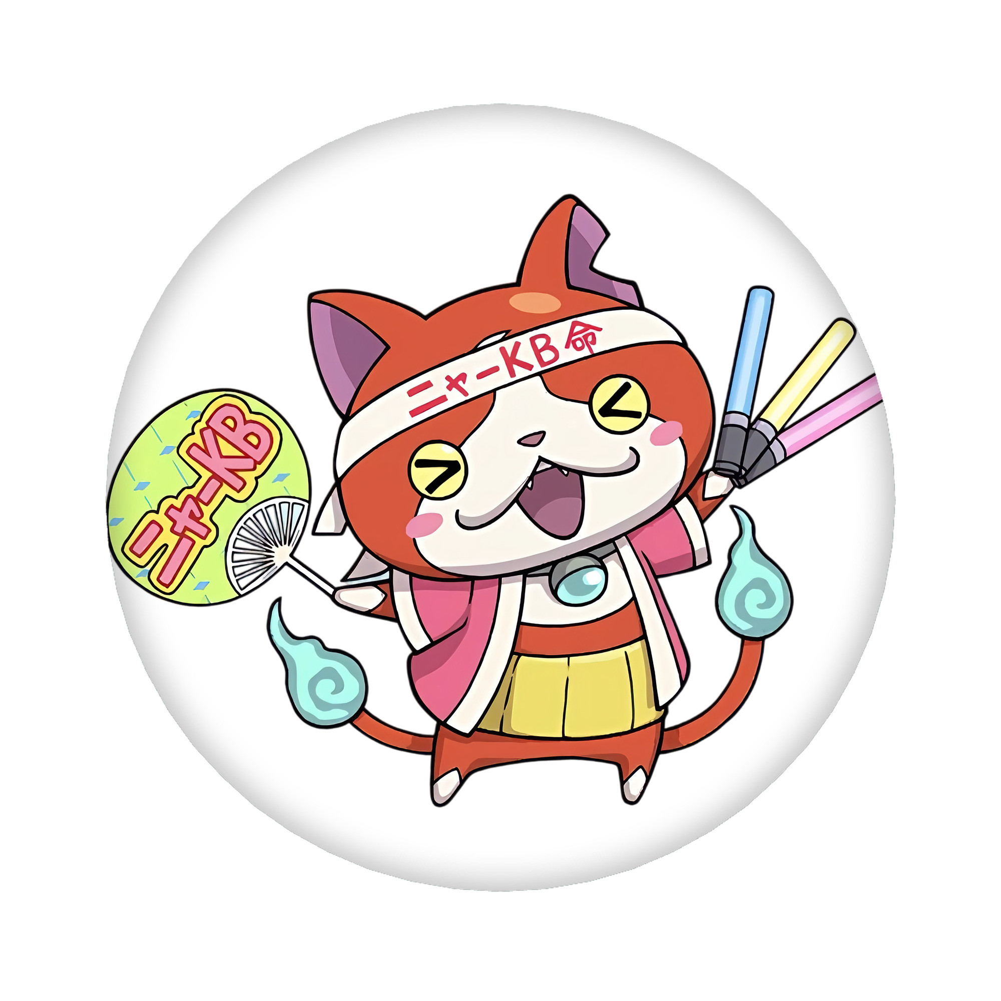 （画像用） 妖怪ウォッチ Yo-kai Watch 6cm 缶バッジ 複数セット