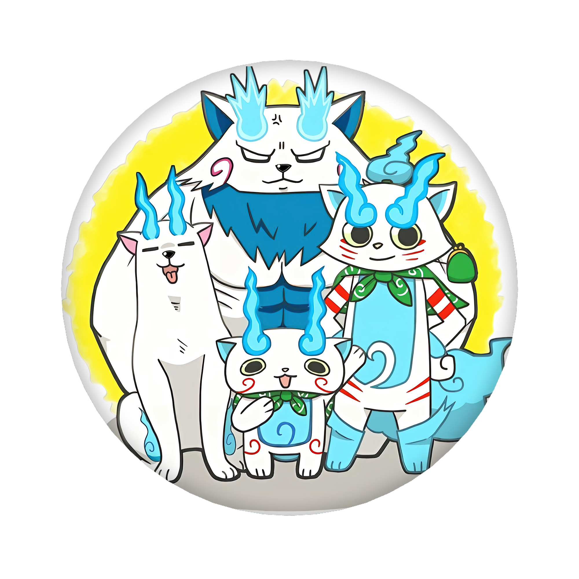 （画像用） 妖怪ウォッチ Yo-kai Watch 6cm 缶バッジ 複数セット
